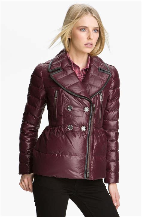 burberry brit quilted puffer coat|burberry puffer coat women's.